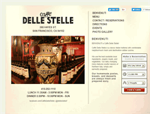 Tablet Screenshot of dellestelle.com